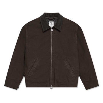 Polar Skate Co Cliff Jacket With Quilted Lining Chocolate